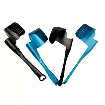 Многофункциональный вращающийся шпатель для Thermomix TM6, TM5, TM31 — эффективный очиститель смесительного барабана, скребок для стенок банок и универсальный инструмент для подачи A синий