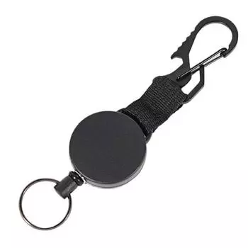Многофункциональный выдвижной брелок для ключей с защитой от потери, уличный карабин, рыболовный брелок с защелкой, крючки