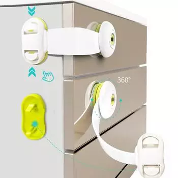 Многофункциональный замок безопасности для детей, удлиняющие замки для ящика шкафа, пластиковые замки для детей, защита детей