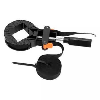 Многофункциональный зажим под прямым углом 90 градусов, многоугольный зажим, быстрорегулируемый ленточный зажим, практичные деревообрабатывающие инструменты, зажимы для рамы чёрный