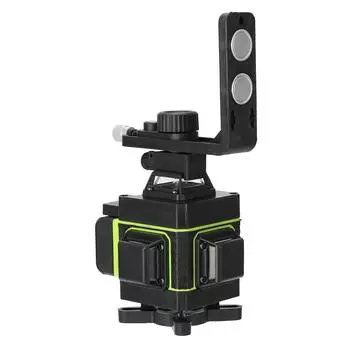 Многофункциональный ЖК-дисплей, 16 линий, лазерный уровень, вертикальная горизонтальная линия, 3 градуса, самовыравнивание EU Plug разноцветный