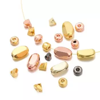 Многогранные овальные рисовые бусины, круглые бусины с прямым отверстием, бусины ручной работы, аксессуары для браслетов и ожерелий 3mm about 190pcs