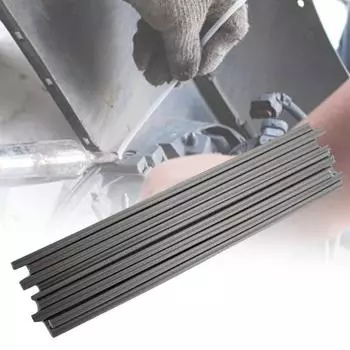 Многократный сварочный стержень, универсальный стержень из ПП/ПВХ, тонкое качество изготовления, практичный пластиковый стержень 50cm серый