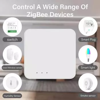 Многомодовый шлюз Tuya, Wi-Fi + Bluetooth + Zigbee, многопротокольный коммуникационный шлюз, приложение Smart Life с модулями Alexa Google Home