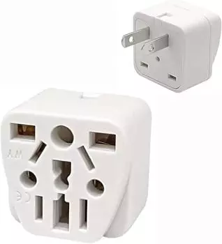 Многонациональный переходник Переходник для путешествий для преобразования за рубежом совместим со всеми странами мира.. (Содержит часть)