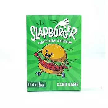 Многопользовательская настольная игра Slapburger Все английские Slapburger Семейные игры Интеллектуальное развитие зелёный