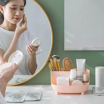 Многополосный стабильный держатель для хранения, пластиковый держатель для хранения канцелярских принадлежностей для студентов для студентов светло-синий