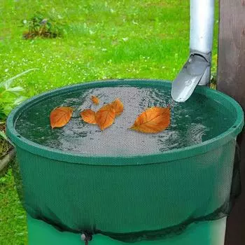 Многоразмерные ведра для сбора воды, сетчатый чехол, дождевик, фильтрующая сетка, наружный бак, защита от дождя, крышка, сетка, садовые принадлежности S