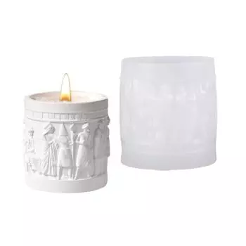 Многоразовая гибкая силиконовая форма в скандинавском стиле для гипсовых отливок, смолы, ювелирных изделий и декоративное решение для хранения