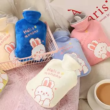 Многоразовая грелка с водой, согревающая карманы для рук, грелка для бутылок с водой, маленькая портативная грелка для рук, согревающий компресс на талию