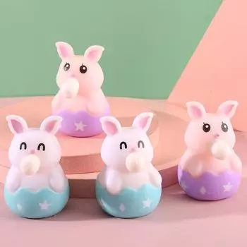 Многоразовая игрушка Для сжатия Очаровательный внешний вид Полезный мультфильм Животные Декомпрессия Подарок
