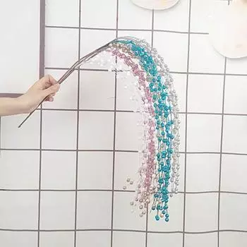 Многоразовая имитация ягоды изысканная превосходная блестящая имитация ветки синий