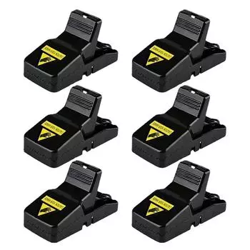 Многоразовая ловушка для мышей P-lastic S-mart, ловушка для мышей быстрого уничтожения для домашних и наружных домашних грызунов-полёвок 2pcs