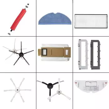 Многоразовая моющаяся ткань для швабры HEPA-фильтр-кисть для Xiaomi Roborock T7S T7plus S7 S7MAX S70, подушечки для пылесоса, часть пылесоса для робота армия зеленый