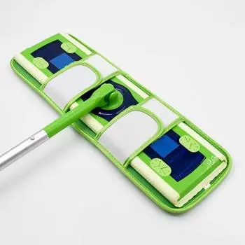 Многоразовая насадка для швабры Yousheng из микрофибры, высоко впитывающая, быстросохнущая, простая в установке, сменная накладка для швабры для пола, сменная насадка для подметальной машины Swiffer зелёный