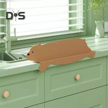 Многоразовая перегородка для раковины, водонепроницаемая, отличная защита для кухонной и обеденной раковины коричневый