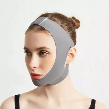 Многоразовая повязка для похудения лица, подтягивающая маска для подбородка и щек, пояс для лица, против морщин, ремешок для сна, маска для сна, косметические массажные инструменты 60-64