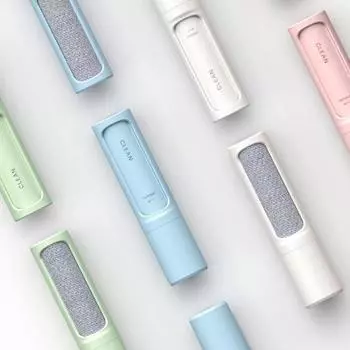 Многоразовая щетка для удаления шерсти домашних животных, валик для ворса, щетка для удаления пыли из шерсти кошек и собак, щетка для чистки одежды белый