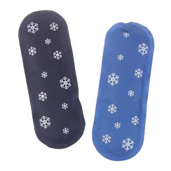 Многоразовая сумка-холодильник для инсулина Медицинский гелевый пакет со льдом Портативная ледяная пленка Нейлоновый пакет со льдом Мышечные боли Первая помощь Облегчение боли Пакет со льдом синий