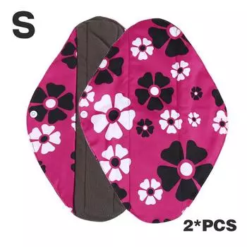 Многоразовая тканевая моющаяся менструальная прокладка Mama, гигиеническая прокладка для полотенец Hot S One Size красный