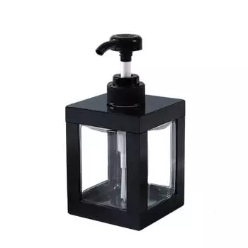 Многоразовые бутылочки-дозаторы для лосьона, квадратные, для геля, дезинфицирующего средства для рук, дозаторы с мыльным насосом, шампунь 500ml
