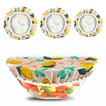 Многоразовые чехлы для мисок из набивной ткани 8-10 inches