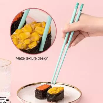 Многоразовые обеденные матовые палочки для еды без покраски, нескользящие палочки для суши, палочки для еды, кухонный инструмент, палочки для еды