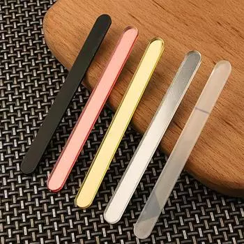 Многоразовые привлекательные универсальные красочные акриловые палочки для мороженого без заусенцев для домашнего мороженого, палочки для мороженого фиолетовый