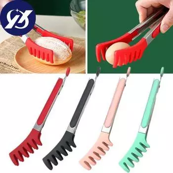 Многоразовые щипцы для пищевых продуктов в форме расчески, цанговое отверстие, универсальное чёрный