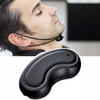 Многоразовый экологически чистый бесшумный умный корректор храпа для горла, электрический снотворный