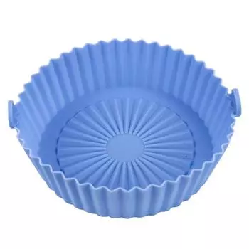 Многоразовый антипригарный силиконовый вкладыш Yousheng для фритюрницы Больше никаких жестких чисток Корзина для фритюрницы Товары для дома светло-желтого