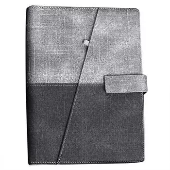 Многоразовый блокнот с держателем для ручек, магнитная кнопка, чехол из искусственной кожи, стираемый металлический переплет, блокнот, студенческий альбом для рисования, школьные канцелярские товары розовый