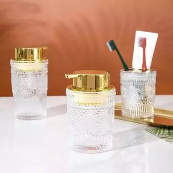 Многоразовый дозатор для пенного мыла, стеклянный контейнер для хранения жидкости, дозатор лосьона, геля для душа 400ml