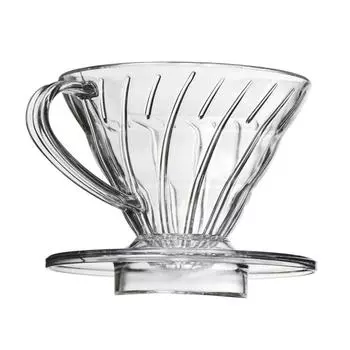 Многоразовый фильтр для кофе из смолы для заваривания кофе Barista, воронка для заваривания кофе, фильтр-чашка 1-2 чашки/1-4 чашки