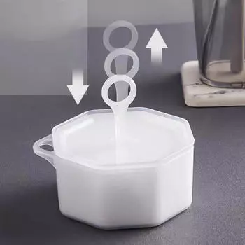 Многоразовый контейнер для жидкого мыла для умывания лица, портативный венчик для создания пены