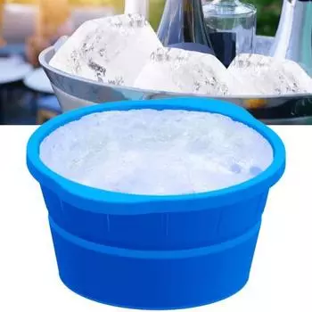 Многоразовый ледогенератор, складная большая форма, силиконовый лед для кемпинга, рыбалки