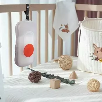 Многоразовый многоразовый полезный многоцелевой контейнер для детских салфеток, не содержащий бисфенола-А, коробка для детских салфеток жёлтый