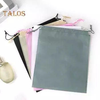 Многоразовый органайзер для хранения грязной одежды, вместительная складная многоцелевая сумка для хранения на шнурке, органайзер для обуви 60cm белый