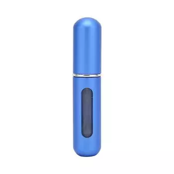 Многоразовый распылитель для духов, видимый портативный герметичный мини-пустой распылитель для путешествий, исходящих синий