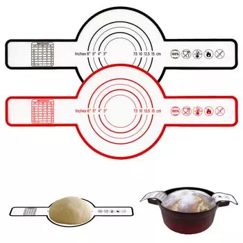 Многоразовый силиконовый хлебный ремень с длинными ручками, термостойкий антипригарный коврик для выпечки закваски для голландской духовки, формочки для выпечки, инструменты