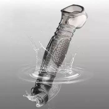 Многоразовый удлинитель, вибраторы, игрушки для взрослых для мужчин, презерватив для увеличения пениса, задержка эякуляции, кольцо для члена, секс