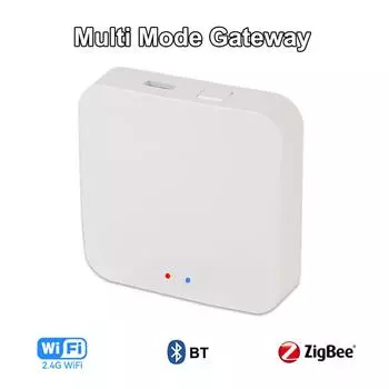 Многорежимный пульт дистанционного управления 2.4G WIFI Универсальный Tuya 3.0 Интеллектуальная бытовая техника ZigBee 3.0 Bluetooth 5.0 Умный шлюз-концентратор Беспроводной White