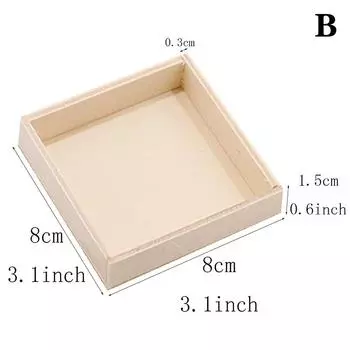 Многосекционный деревянный ящик для хранения, поднос для цветочного горшка, настольный органайзер, косметическое хранилище, держатель для бонсай, подставка для цветочного горшка, разделенный ящик