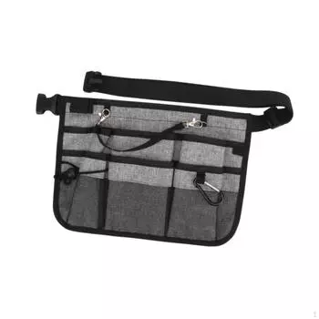 Многосекционный карман для снаряжения, органайзер для медсестры, поясная сумка, сумка медсестры для женщин серый
