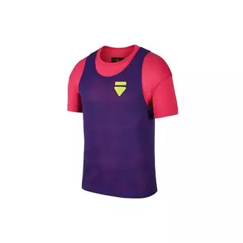Многослойная футболка Jordan Basketball Training Mesh с короткими рукавами, мужские топы, фиолетовый CD9711-616 L