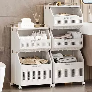 Многослойная корзина для белья Хранение грязной одежды Ведро для одежды Корзины для хранения большой вместимости Ящик для хранения в ванной комнате
