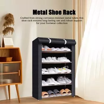 Многослойная полка для обуви, вместительная водонепроницаемая конструкция, пылезащитный компактный шкаф, тапочки на высоком каблуке, полка для обуви, держатель для хранения