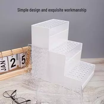 Многослойная прозрачная подставка для ручек и стойка для канцелярских принадлежностей для офиса Large Hole 13.1mm