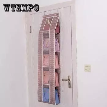 Многослойная сумка для хранения, подвесная сумка за дверью, бытовой настенный прозрачный шкаф, сумка для хранения, полка для хранения