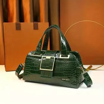 Многослойная сумка из полиуретана для женщин среднего возраста, большая вместимость, универсальные возможности для транспортировки, элегантная и функциональная.